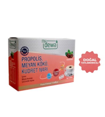 Propolis Kudret Narı Meyan Kökü İçeren Meyan Aromalı Doğal Tatlandırıcı İçeren Fonksiyonel Kahve